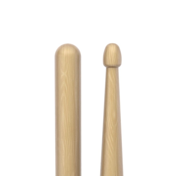 Promark 5B Rebound Acorn - RBH595AW  Bacchette in hickory, punta legno  Diametro: 16" / 406.4mm  Lunghezza: .595" / 15.1mm