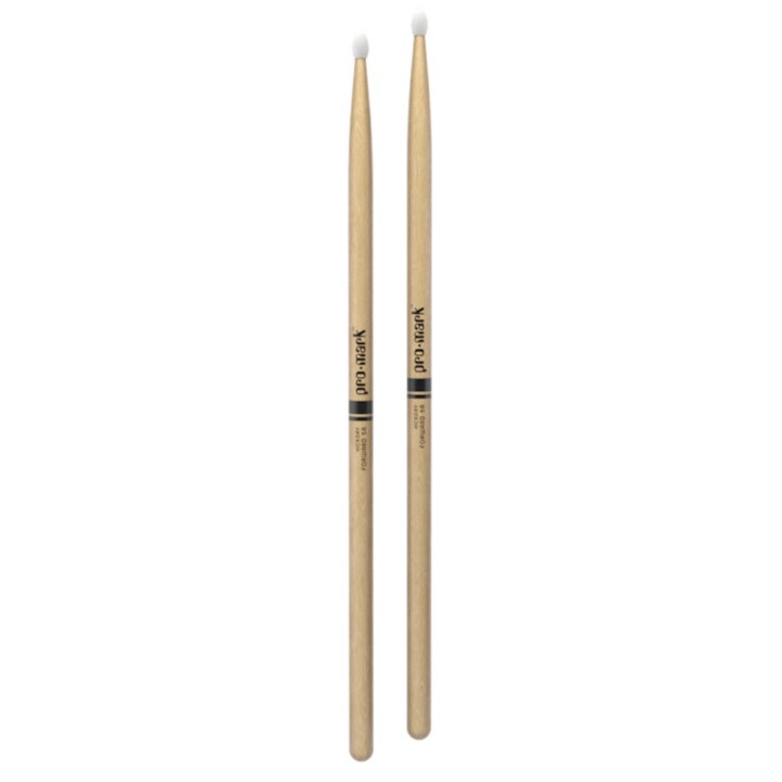 Pro Mark - TX5AN Classic Forward 5a Hickory Drumstick, Oval Nylon Tip