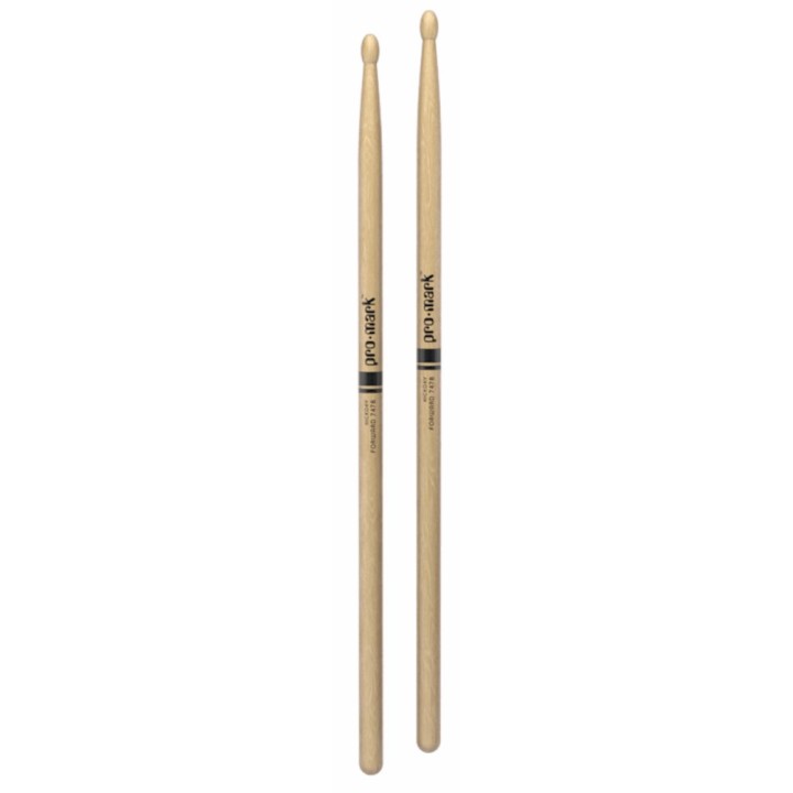 Pro Mark - TX747BW Classic Forward 747b Hickory Drumstick, Oval Wood Tip