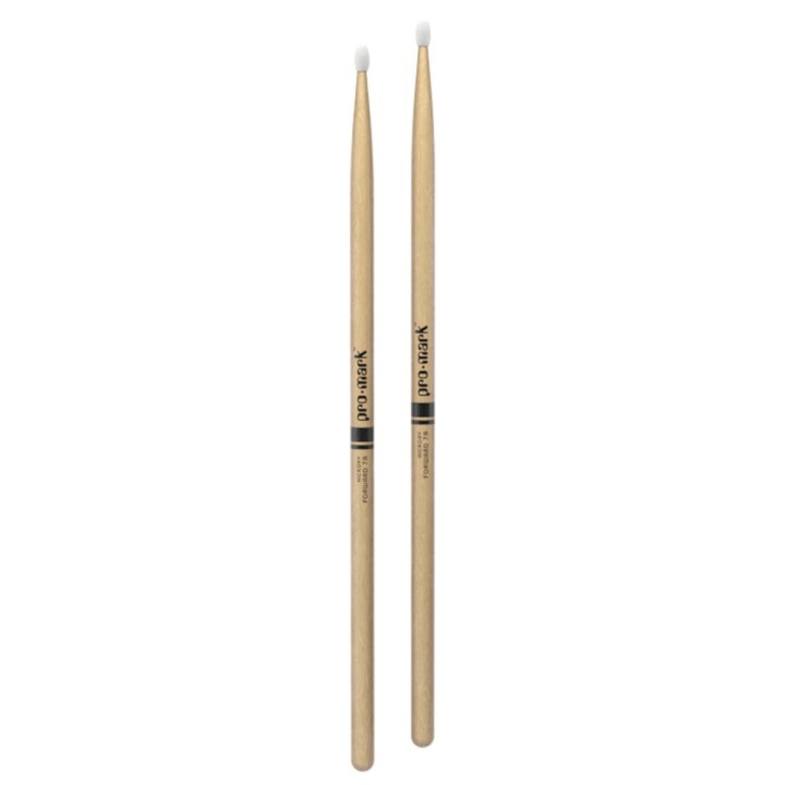Pro Mark - TX7AN Classic Forward 7a Hickory Drumstick, Oval Nylon Tip