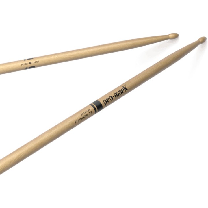 Pro Mark - TX7AW Classic Forward 7a Hickory Drumstick, Oval Wood Tip