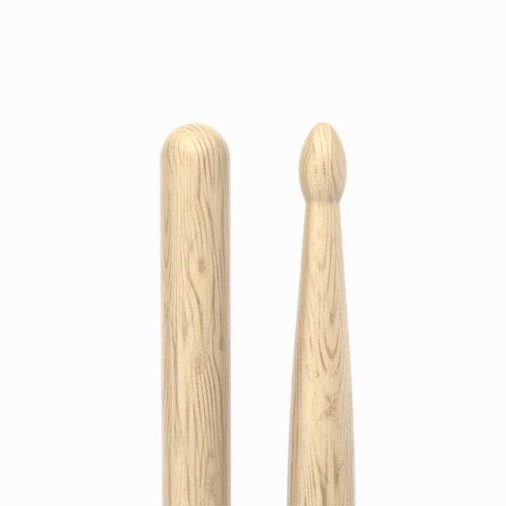 Pro Mark - PW5AW Classic Attack 5a Shira Kashi Oak Drumstick, Oval Wood Tip