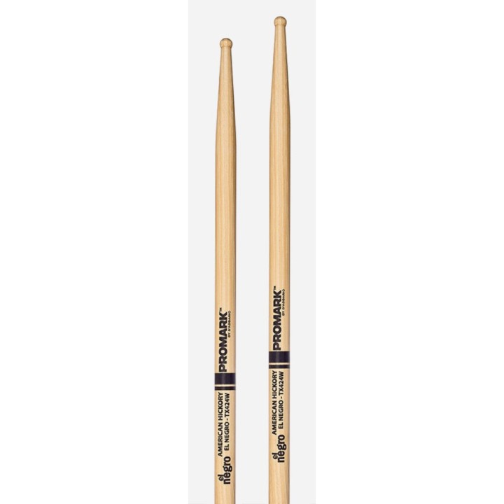 Pro Mark - TX424W Hickory 424 Horacio 'El Negro' Hernandez Wood Tip Drumstick