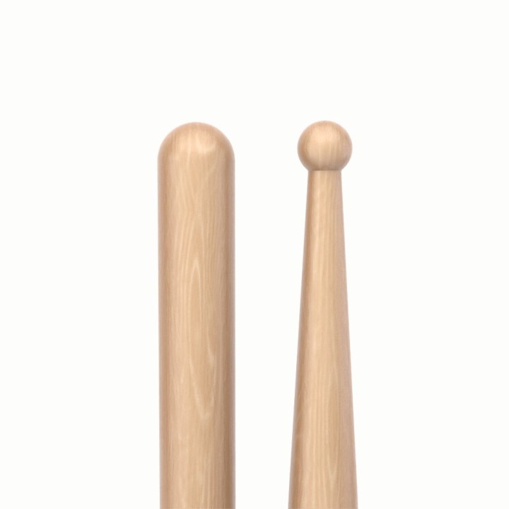 Pro Mark - RBM625LRW Finesse 2b Long Maple Drumstick, Small Round Wood Tip