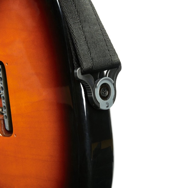 D'Addario - 50BAL00 Auto Lock Guitar Strap, Black