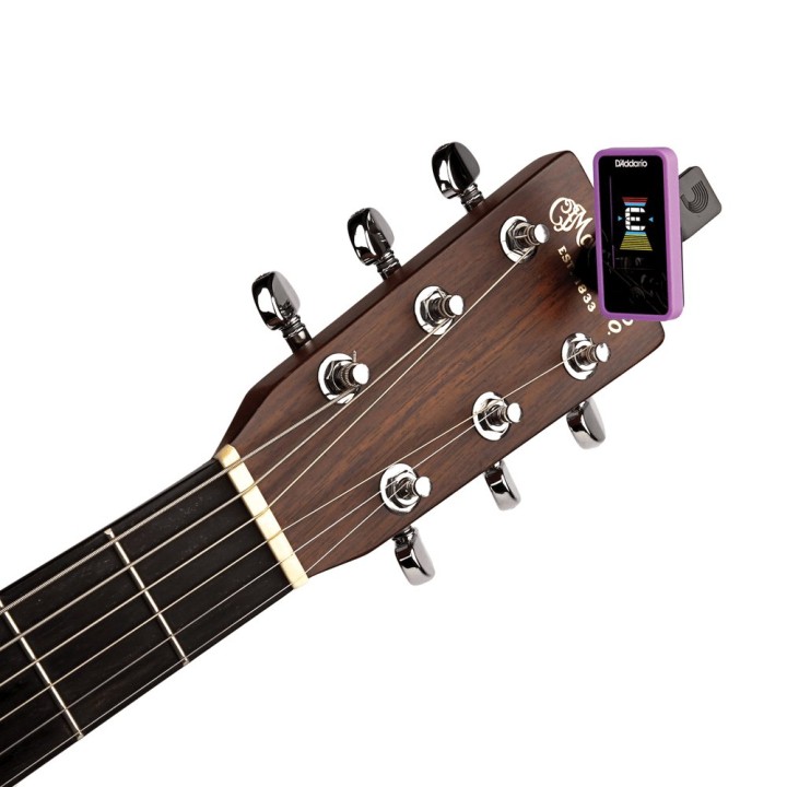 D'Addario - PW-CT-17PR Eclipse Headstock Tuner, Purple