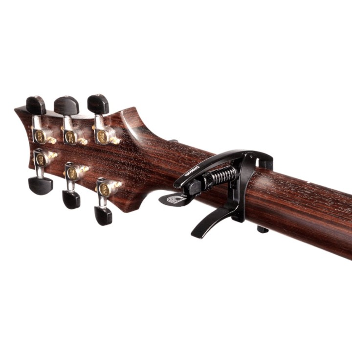 D'addario - PW-CP-09 Tri-Action Capo, Black