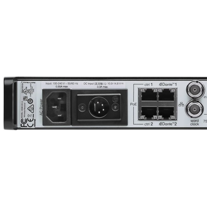 Shure - AD4DE Two-Channel Digital Wireless Receiver