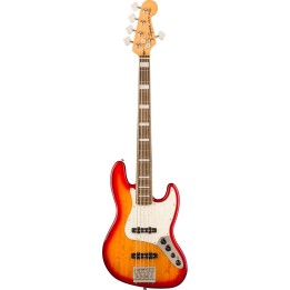 Squier Classic Vibe Active '70s Jazz Bass V, Laurel Fingerboard, White Pearloid Pickguard
