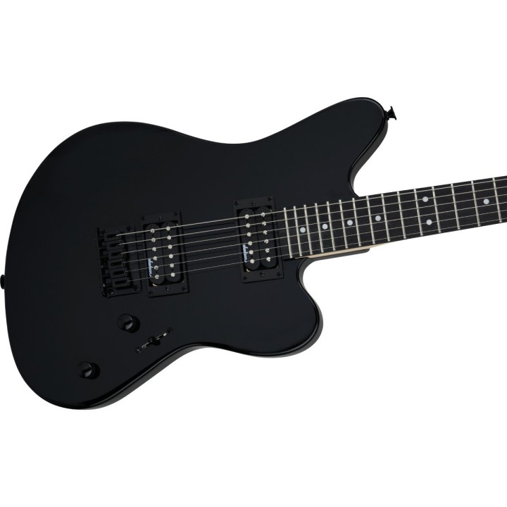 Jackson JS Series Surfcaster JS22 HT - Gloss Black - Chitarra elettrica Solid Body