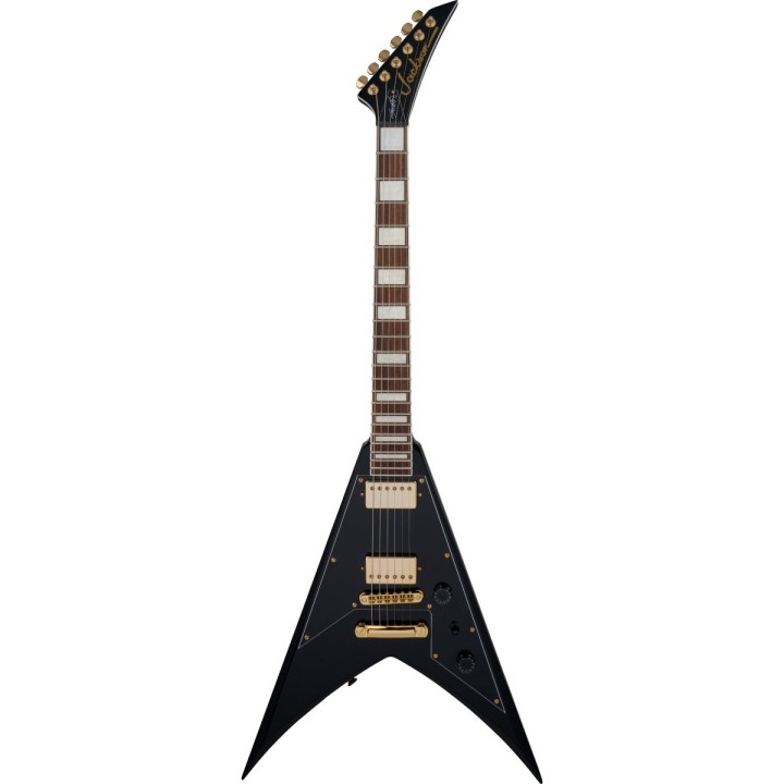 Jackson X Series Signature Scott Ian King V KVXT, Laurel Fingerboard, Gloss Black - Chitarra elettrica