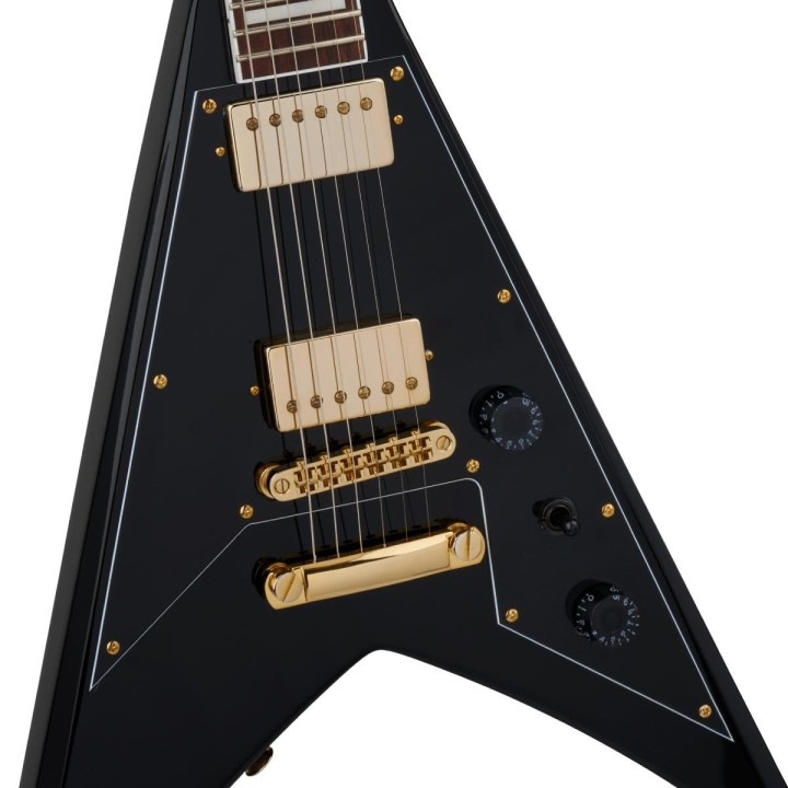 Jackson X Series Signature Scott Ian King V KVXT, Laurel Fingerboard, Gloss Black - Chitarra elettrica