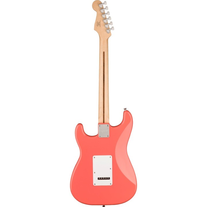 Squier Sonic Stratocaster HSS, Maple Fingerboard, White Pickguard