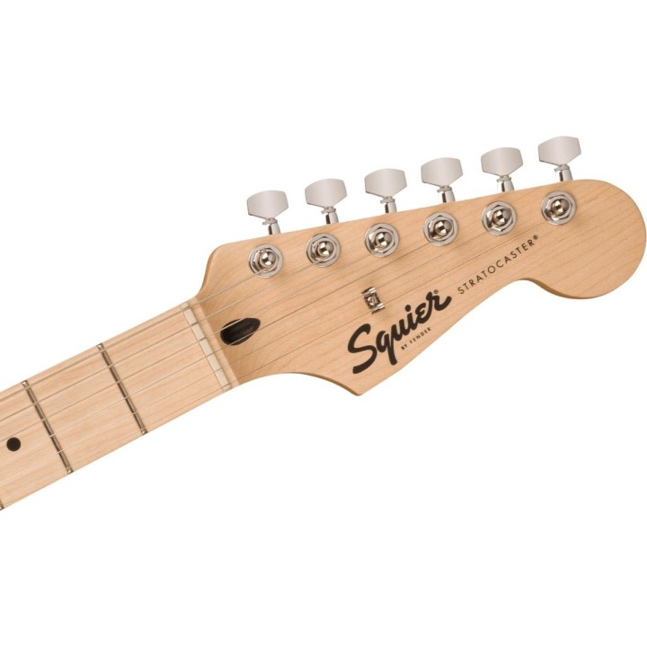 Squier Sonic Stratocaster HSS, Maple Fingerboard, White Pickguard