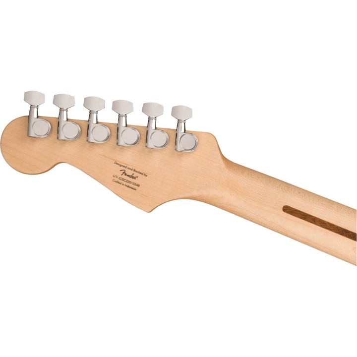 Squier Sonic Stratocaster HSS, Maple Fingerboard, White Pickguard