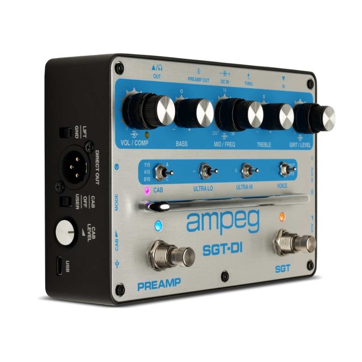 Ampeg SGT-DI Blue Line Anniversary Edition - Preamplificatore per basso a Pedale