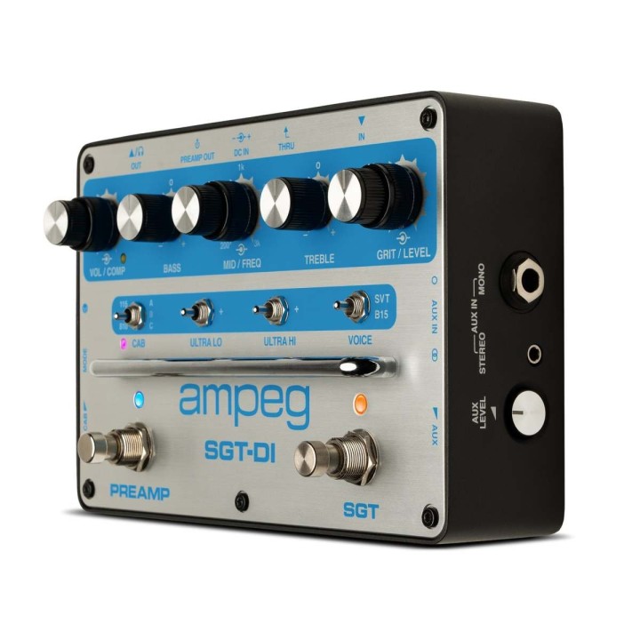 Ampeg SGT-DI Blue Line Anniversary Edition - Preamplificatore per basso a Pedale