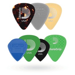 D'Addario - 1XVP4-5 Assorted Guitar Picks, 7-Pack, Medium