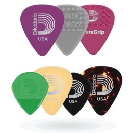 D'addario - 1XVP6-5 Assorted Guitar Picks, 7-Pack, Heavy