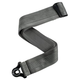 D'Addario - 50BAL09 Auto Lock Guitar Strap, Metal Grey