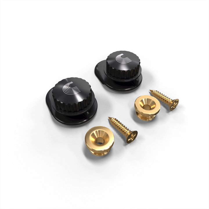 D'Addario - PW-SLS-03 Universal Strap Lock System, Gold