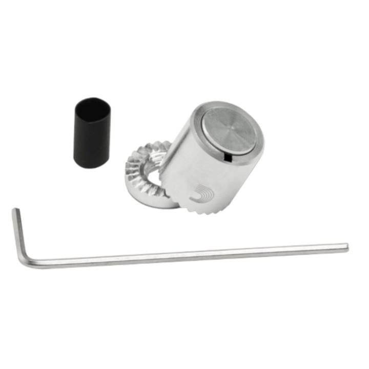 D'Addario - PW-LNPS-01S Manopola di Bloccaggio Potenziometri, Silver
