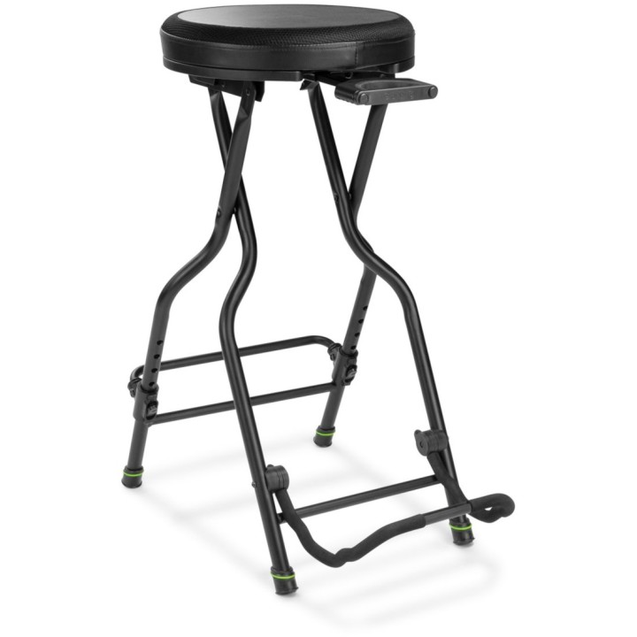 Gravity - FG SEAT 1 Sgabello per Musicisti con Cavalletto per Chitarra