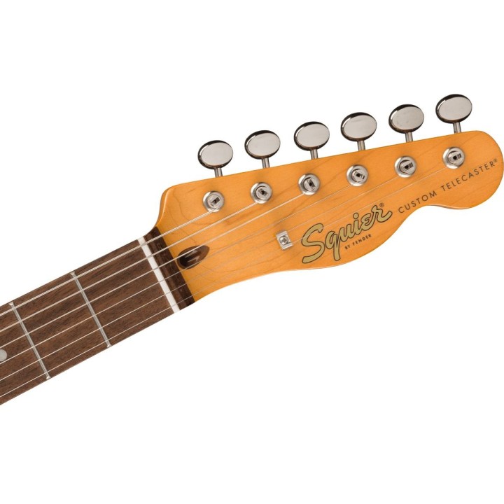 Squier Classic Vibe Custom Telecaster SH with Bigsby, Parchment Pickguard, Aztec Gold