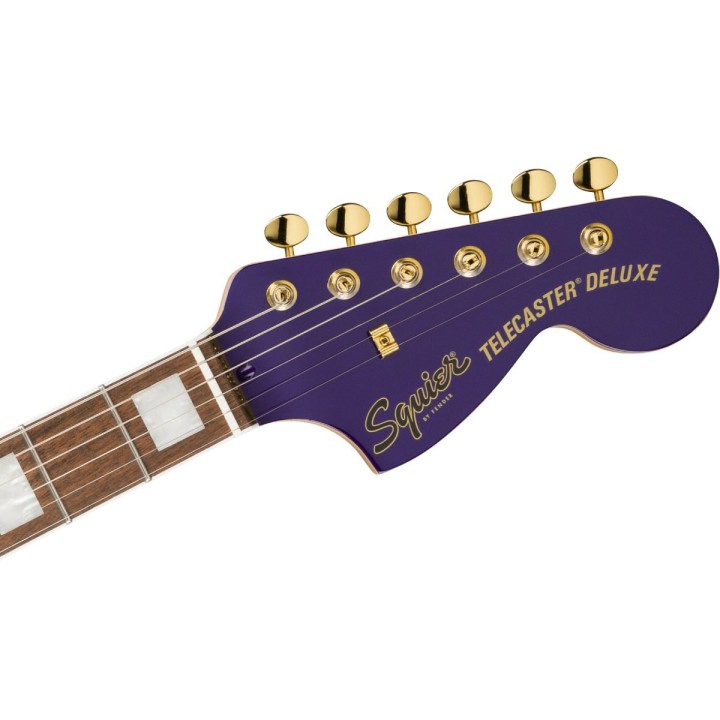 Squier Limited Edition Paranormal Troublemaker Telecaster Deluxe Purple Metallic