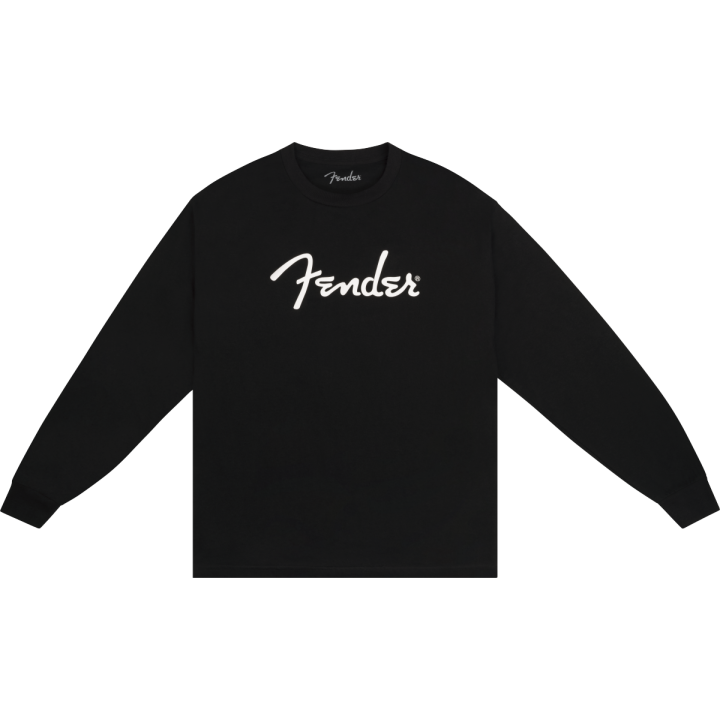 Fender - 9192523606 Fender logo l/s tee, black, xl