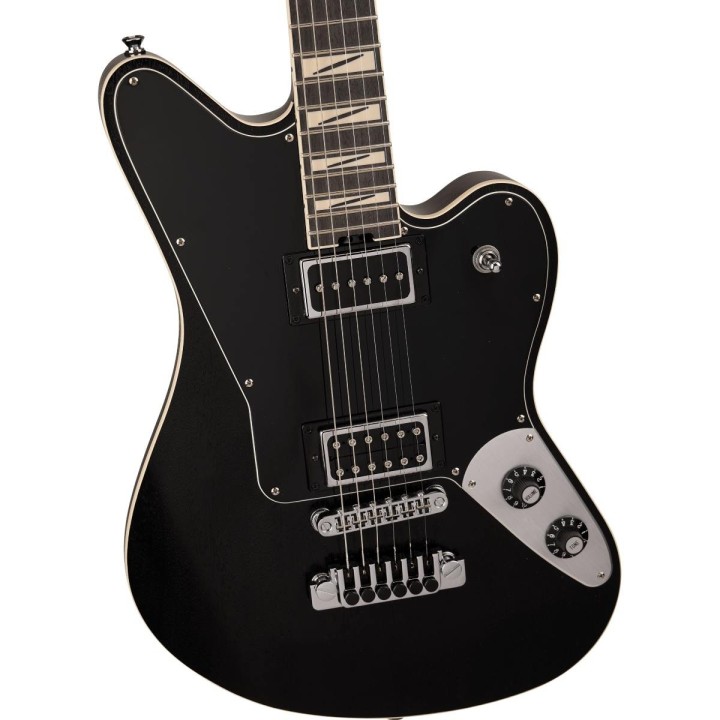 Jackson Pro Series Signature Lee Malia LM-87, Amaranth Fingerboard, Open Pore Black