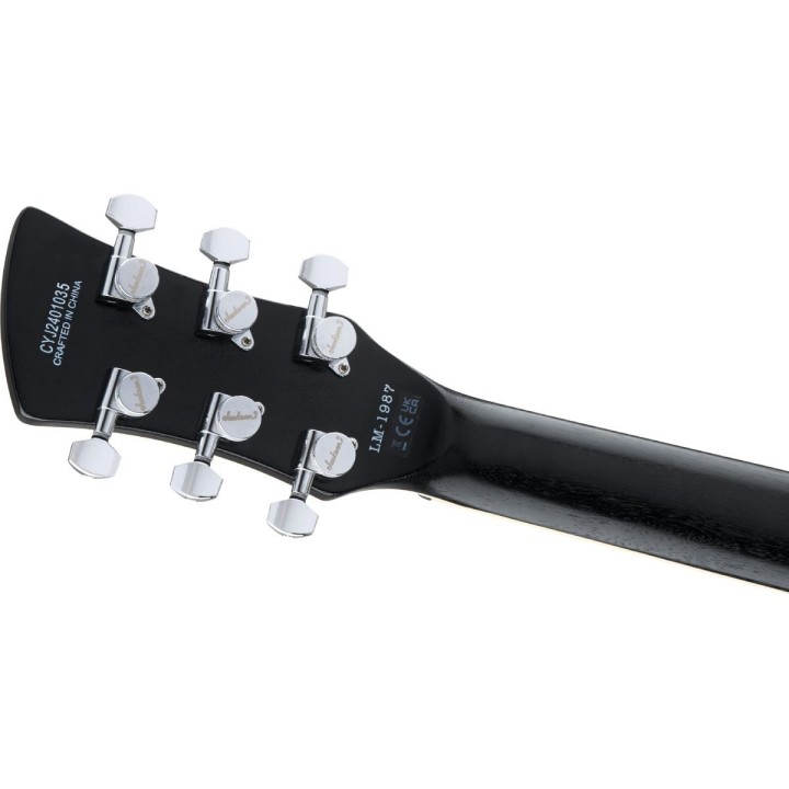 Jackson Pro Series Signature Lee Malia LM-87, Amaranth Fingerboard, Open Pore Black