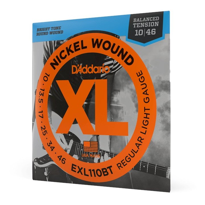 Corde per Chitarra ElettricaD'Addario - EXL110 , Nickel Wound, Regular Light, 10-46