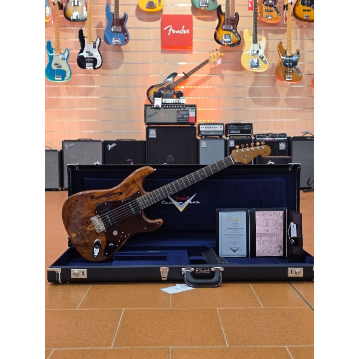 Acquista FENDER Artisan Dual P90 Koa Strat Nos, Rosewood Fingerboard, Aged Natural - Custom S online | Merula Strumenti Musicali