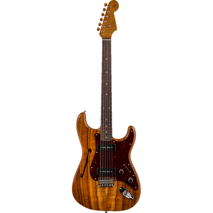 Acquista FENDER Artisan Dual P90 Koa Strat Nos, Rosewood Fingerboard, Aged Natural - Custom S online | Merula Strumenti Musicali