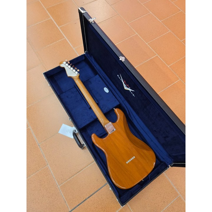 Acquista FENDER Artisan Dual P90 Koa Strat Nos, Rosewood Fingerboard, Aged Natural - Custom S online | Merula Strumenti Musicali