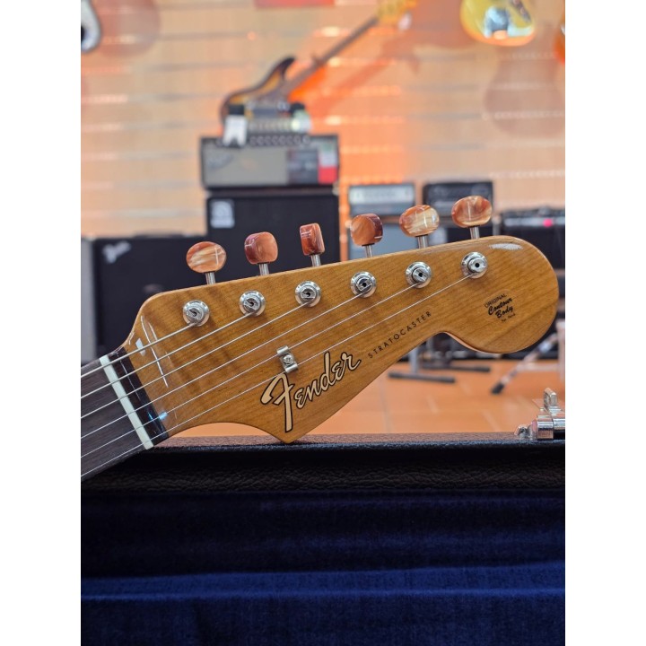 Acquista FENDER Artisan Dual P90 Koa Strat Nos, Rosewood Fingerboard, Aged Natural - Custom S online | Merula Strumenti Musicali