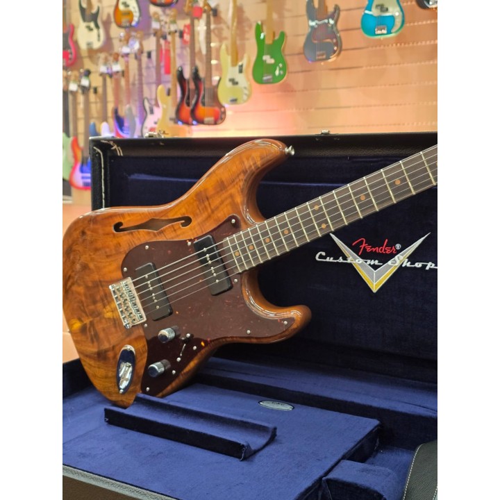Acquista FENDER Artisan Dual P90 Koa Strat Nos, Rosewood Fingerboard, Aged Natural - Custom S online | Merula Strumenti Musicali