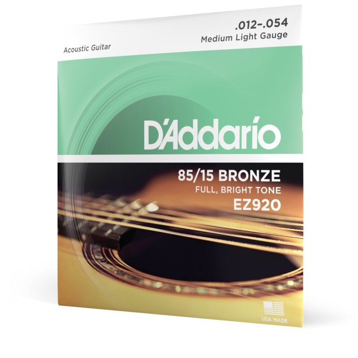 D'Addario - EZ920 Corde in Bronzo per Chitarra Acustica, Medium Light