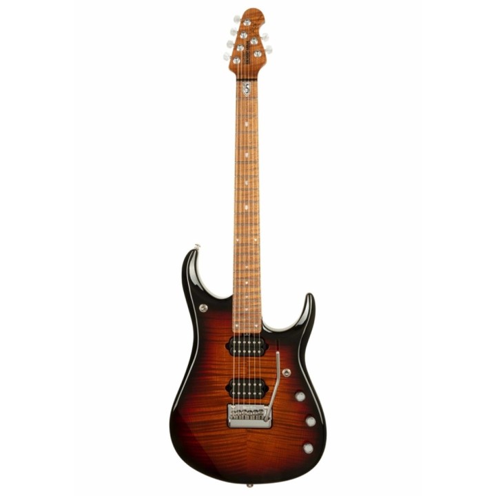 Music Man JP15 Tiger Eye Flame Top - Chitarra Elettrica