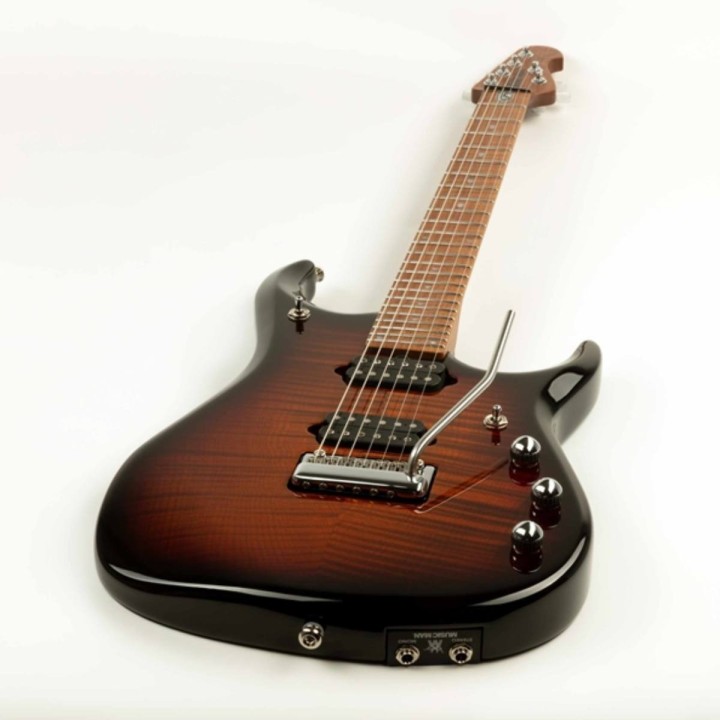 Music Man JP15 Tiger Eye Flame Top - Chitarra Elettrica