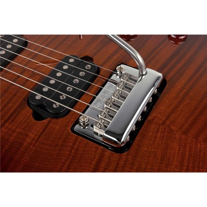 Music Man JP15 Tiger Eye Flame Top - Chitarra Elettrica