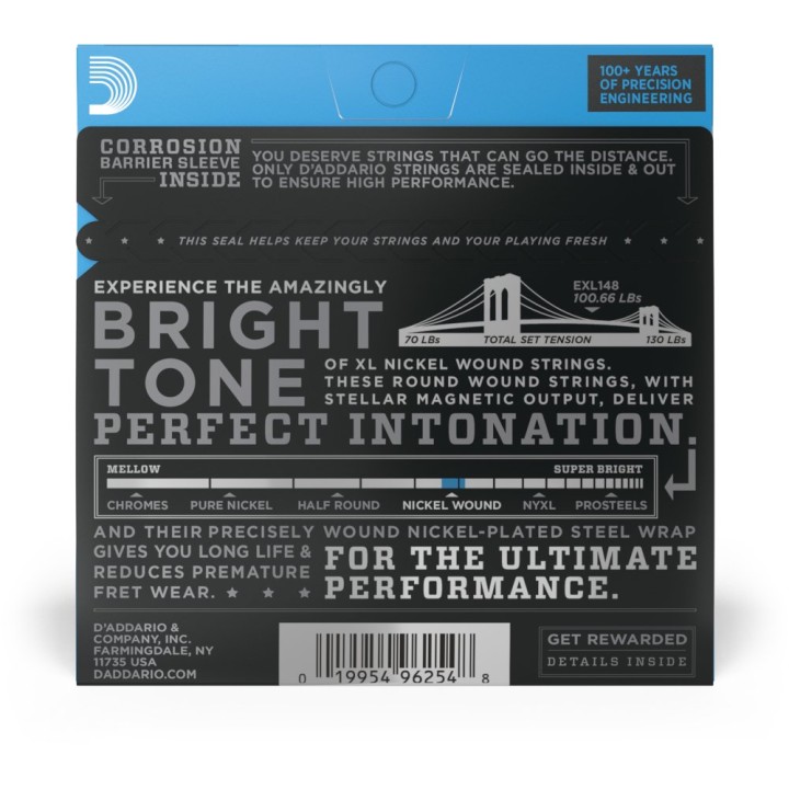 D'Addario - EXL148 Corde per Chitarra Classica, ProArte Carbon, Dynacore