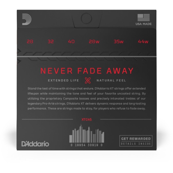 D'Addario - XTC45 Corde per Chitarra Classica in Rame Placcate Argento
