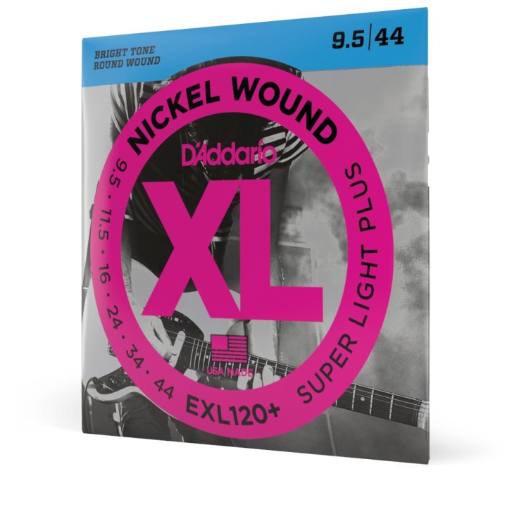 D'Addario - EXL120+ Corde per Chitarra Elettrica, Nickel Wound