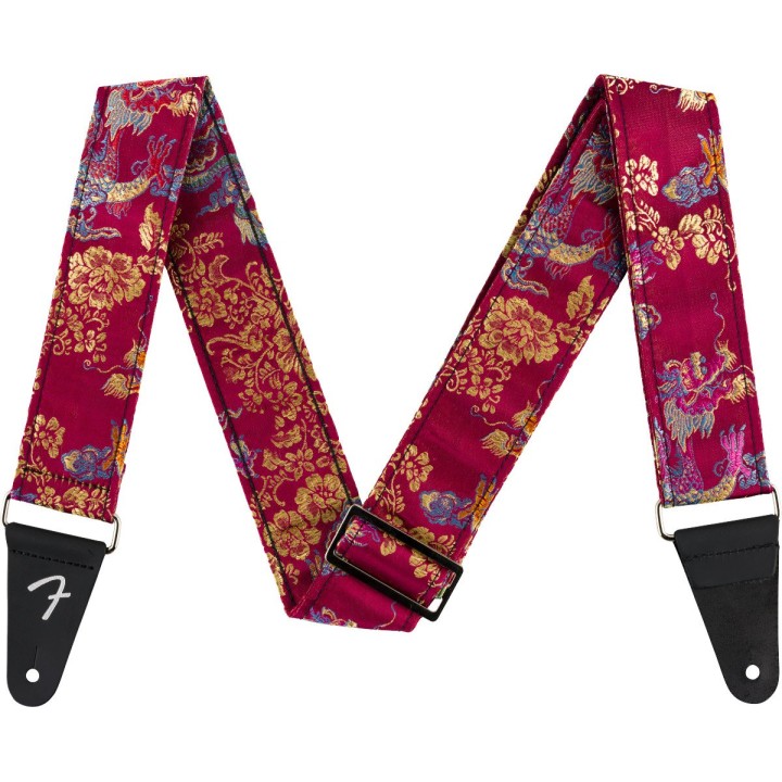 Fender - 0990638053 SATIN DRAGON STRAP, WINE