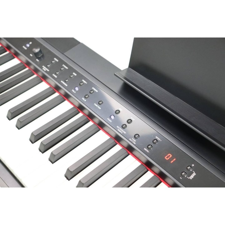 Technopiano TP-200H BK - Pianoforte Digitale