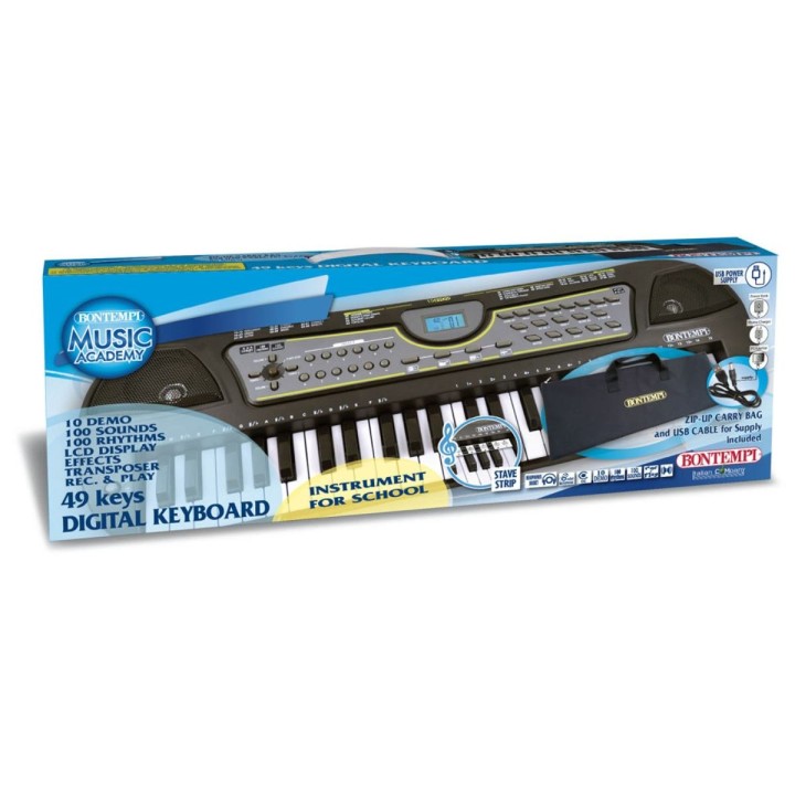 Bontempi 4909 - Tastiera digitale 49 tasti