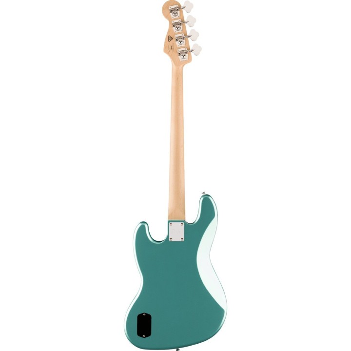 Squier Affinity Series Active Jazz Bass, Laurel Fingerboard, White Pickguard, Mystic Sea Foam