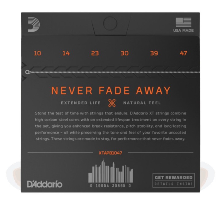D'Addario - XTAPB1047 Corde per chitarra acustica in phosphor-bronze